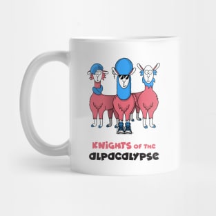 Knights of the alpacalypse Mug